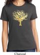 Yoga Gold Foil Tree of Life Ladies Shirt
