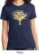 Yoga Gold Foil Tree of Life Ladies Shirt