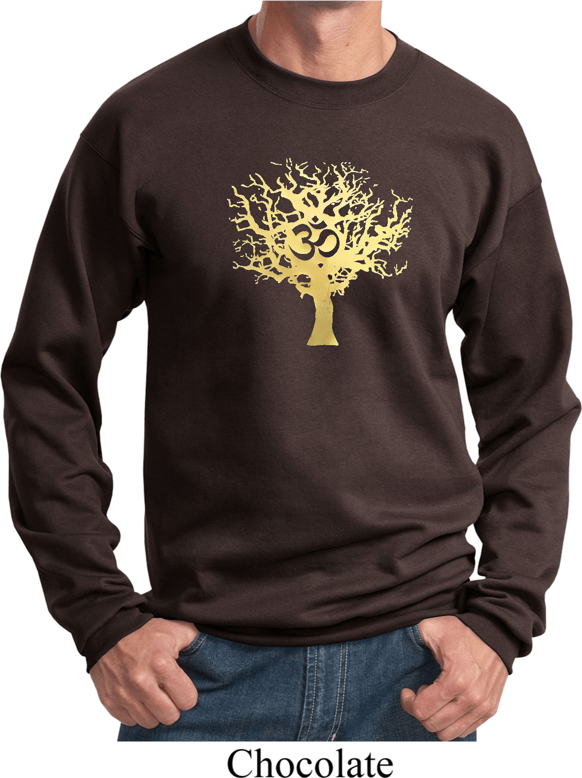 Yoga Gold Foil Tree of Life Sweatshirt