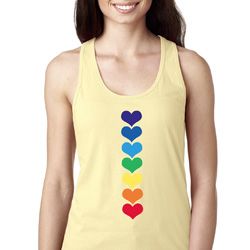 Yoga Heart Chakras Ladies Ideal Tank Top