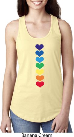 Yoga Heart Chakras Ladies Ideal Tank Top