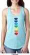Yoga Heart Chakras Ladies Ideal Tank Top