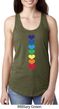 Yoga Heart Chakras Ladies Ideal Tank Top