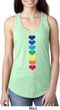 Yoga Heart Chakras Ladies Ideal Tank Top