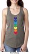 Yoga Heart Chakras Ladies Ideal Tank Top