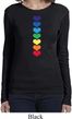 Yoga Heart Chakras Ladies Long Sleeve Shirt