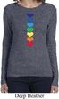 Yoga Heart Chakras Ladies Long Sleeve Shirt