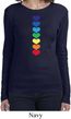 Yoga Heart Chakras Ladies Long Sleeve Shirt