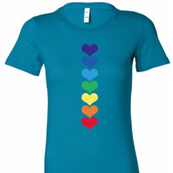 Yoga Heart Chakras Ladies Longer Length Shirt