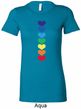 Yoga Heart Chakras Ladies Longer Length Shirt