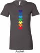 Yoga Heart Chakras Ladies Longer Length Shirt