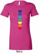 Yoga Heart Chakras Ladies Longer Length Shirt