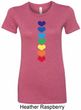 Yoga Heart Chakras Ladies Longer Length Shirt