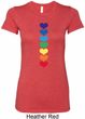Yoga Heart Chakras Ladies Longer Length Shirt