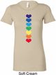 Yoga Heart Chakras Ladies Longer Length Shirt