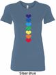 Yoga Heart Chakras Ladies Longer Length Shirt