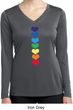 Yoga Heart Chakras Ladies Moisture Wicking Long Sleeve Shirt