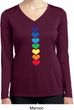 Yoga Heart Chakras Ladies Moisture Wicking Long Sleeve Shirt