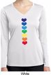 Yoga Heart Chakras Ladies Moisture Wicking Long Sleeve Shirt