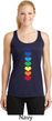 Yoga Heart Chakras Ladies Moisture Wicking Racerback Tank Top