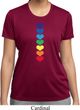 Yoga Heart Chakras Ladies Moisture Wicking Shirt