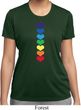 Yoga Heart Chakras Ladies Moisture Wicking Shirt