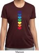 Yoga Heart Chakras Ladies Moisture Wicking Shirt