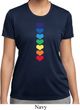 Yoga Heart Chakras Ladies Moisture Wicking Shirt