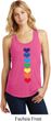Yoga Heart Chakras Ladies Racerback Tank Top