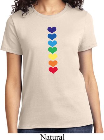 Yoga Heart Chakras Ladies Shirt
