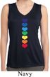 Yoga Heart Chakras Ladies Sleeveless Moisture Wicking Shirt
