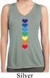 Yoga Heart Chakras Ladies Sleeveless Moisture Wicking Shirt