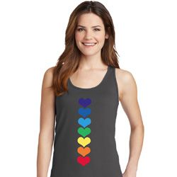 Yoga Heart Chakras Ladies Tank Top