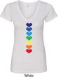 Yoga Heart Chakras Ladies V-Neck Shirt