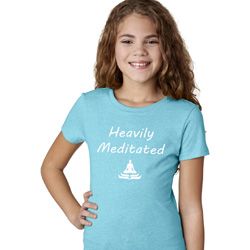 Yoga Heavily Meditated Girls Shirt