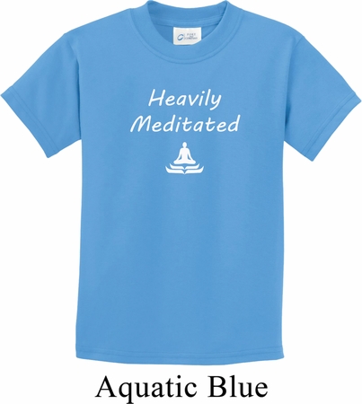 Yoga Heavily Meditated Kids Shirt