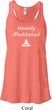 Yoga Heavily Meditated Ladies Flowy Racerback Tanktop