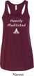 Yoga Heavily Meditated Ladies Flowy Racerback Tanktop