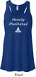 Yoga Heavily Meditated Ladies Flowy Racerback Tanktop
