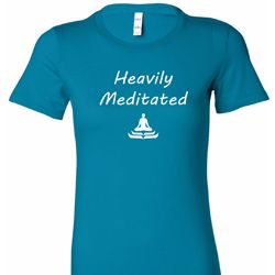 Yoga Heavily Meditated Ladies Longer Length Shirt Yoga Heavily Meditated Ladies Longer Length Shirt