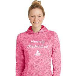 Yoga Heavily Meditated Ladies Moisture Wicking Hoodie Yoga Heavily Meditated Ladies Moisture Wicking Hoodie