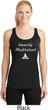 Yoga Heavily Meditated Ladies Moiture Wicking Racerback Tank Top