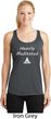 Yoga Heavily Meditated Ladies Moiture Wicking Racerback Tank Top