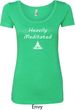 Yoga Heavily Meditated Ladies Scoop Neck Shirt