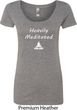 Yoga Heavily Meditated Ladies Scoop Neck Shirt