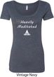 Yoga Heavily Meditated Ladies Scoop Neck Shirt
