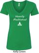 Yoga Heavily Meditated Ladies V-Neck Shirt