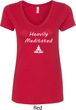 Yoga Heavily Meditated Ladies V-Neck Shirt