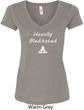 Yoga Heavily Meditated Ladies V-Neck Shirt