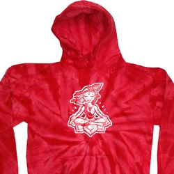 Yoga Hoodie Krishna Tie Dye Hoody